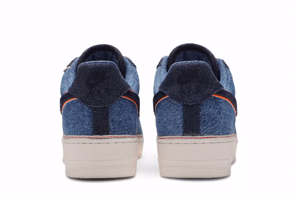 3x1 x Nike Air Force 1 Low Premium Stonewash Blue, view 7