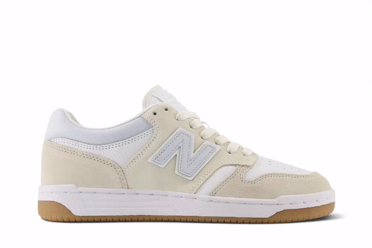 New Balance 480 Court White Light Blue, view 2
