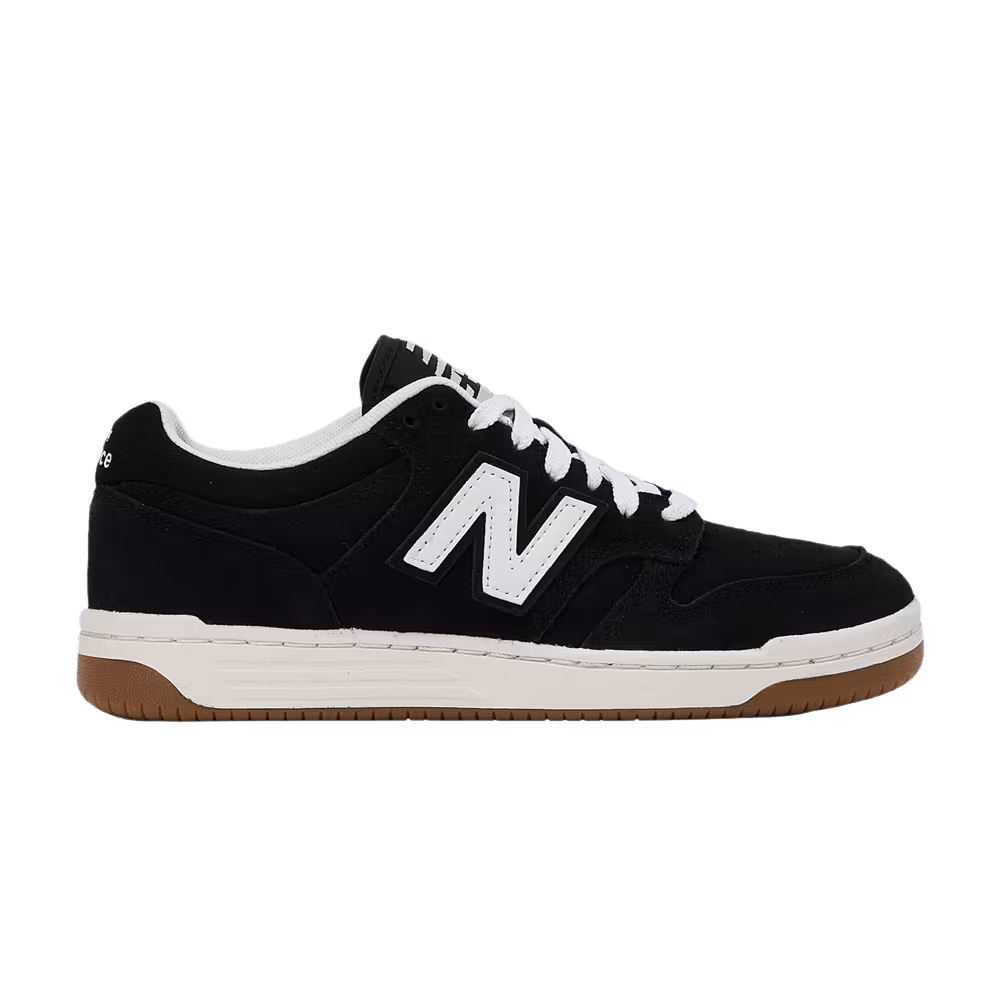 New Balance 480 Big Kid White Black