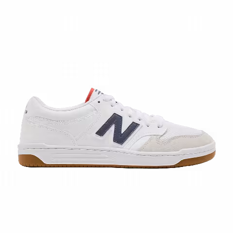 New Balance 480 'White Dark Arctic Grey Gulf Red'