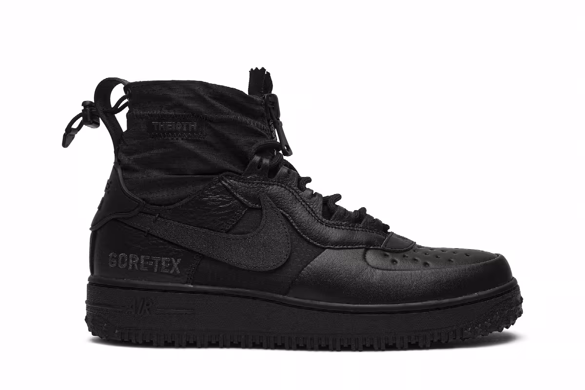 Gore-Tex x Nike Air Force 1 High Triple Black, view 2