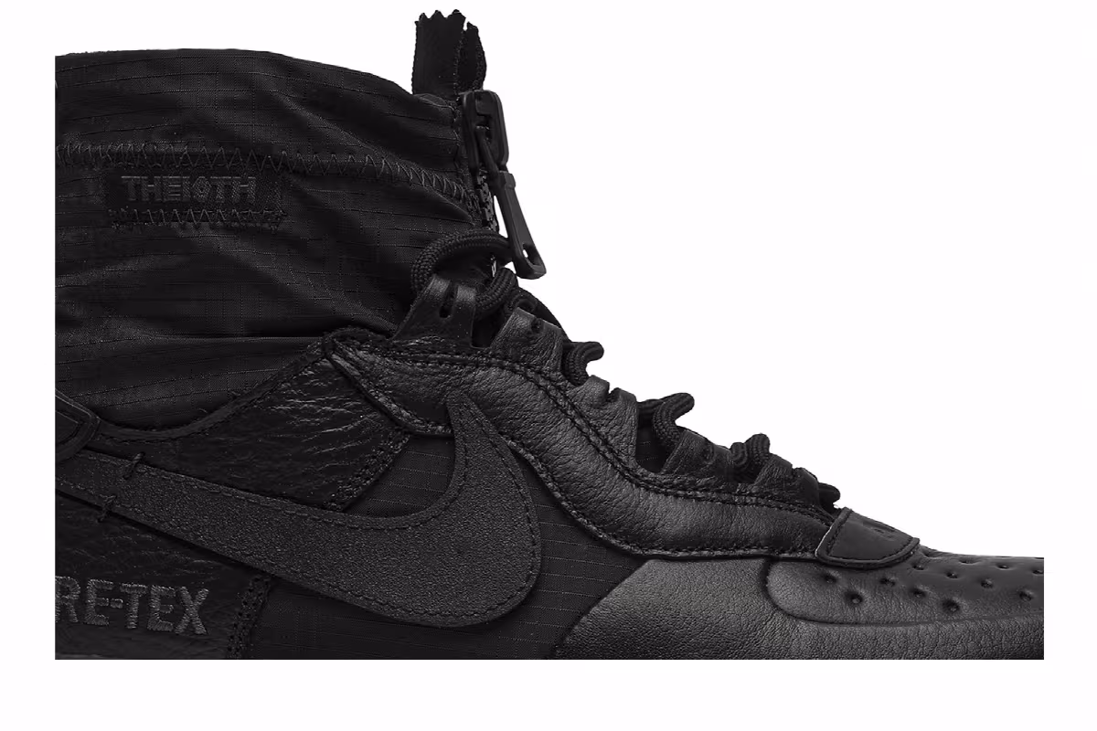 Gore-Tex x Nike Air Force 1 High Triple Black, view 3