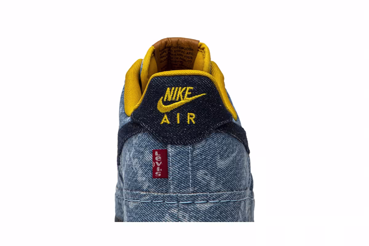 Levi's x Nike By You x Air Force 1 Low Exclusive Denim, view 8