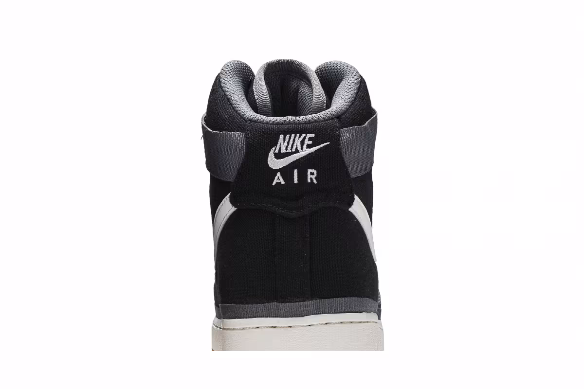 Nike Air Force 1 High 07 LV8 Black Orange Gum, view 8