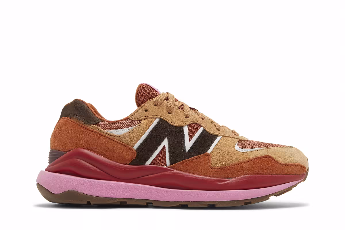 New Balance 57/40 Brown Pink Red, view 2