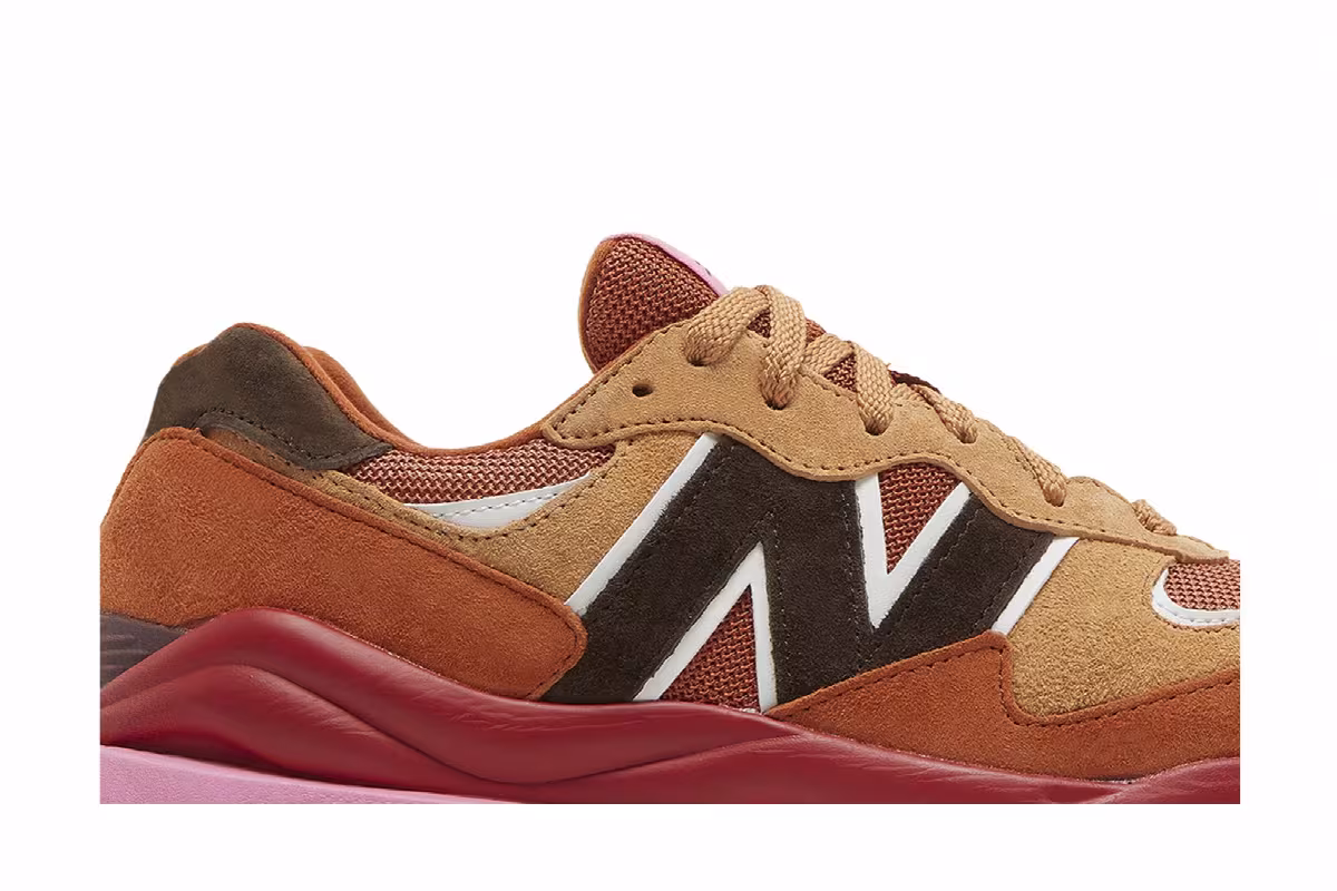 New Balance 57/40 Brown Pink Red, view 3