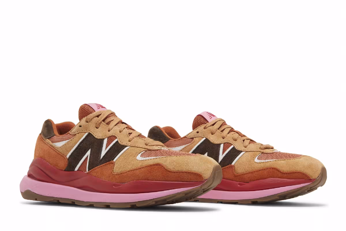 New Balance 57/40 Brown Pink Red, view 9