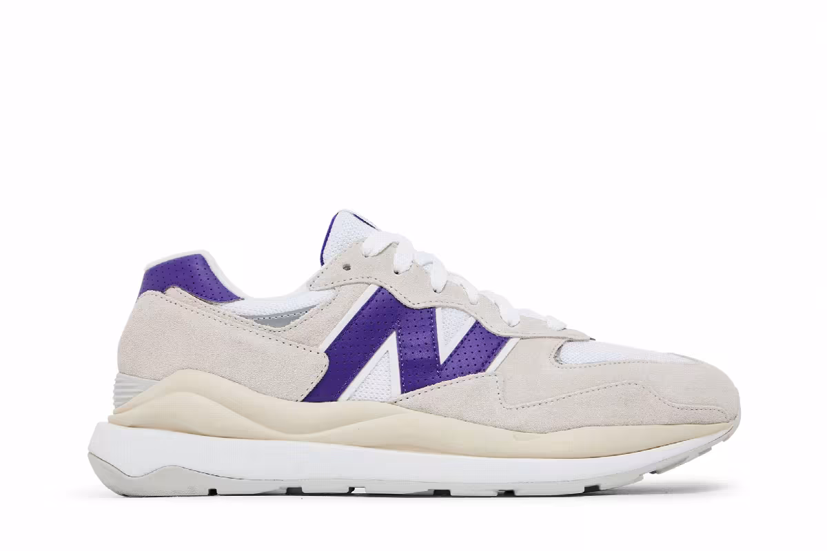 New Balance 57/40 Sea Salt Prism Purple, view 2