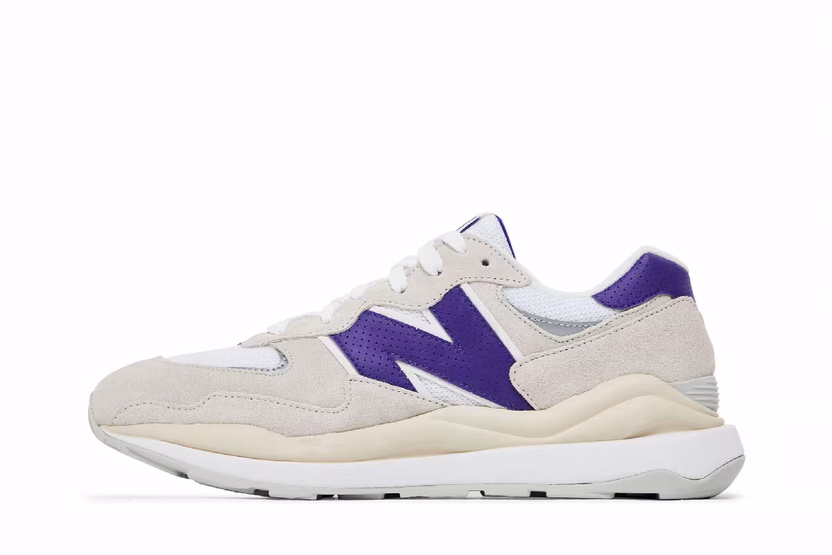 New Balance 57/40 Sea Salt Prism Purple, view 4