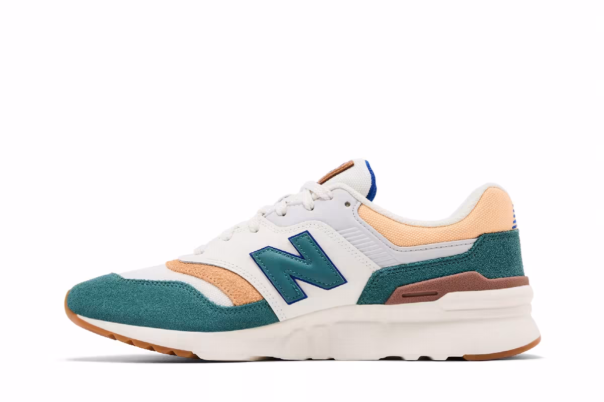 New Balance 997H Sea Salt Spruce, view 4