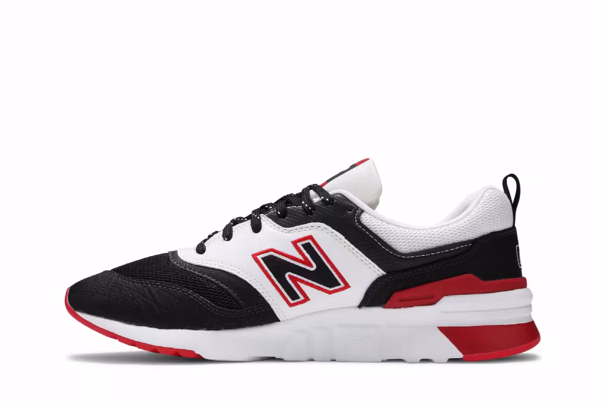 New Balance 997H New Prep Pack - Black Team Red, view 4