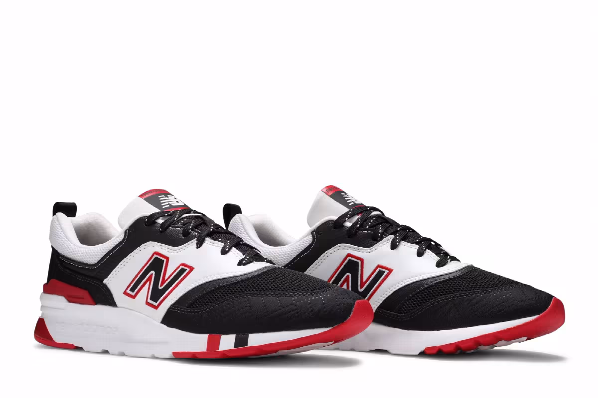 New Balance 997H New Prep Pack - Black Team Red, view 9