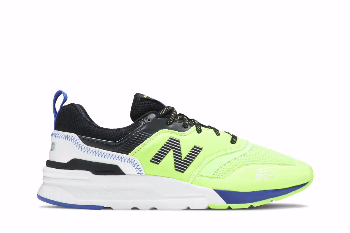New Balance 997H Energy Lime Blue, view 2