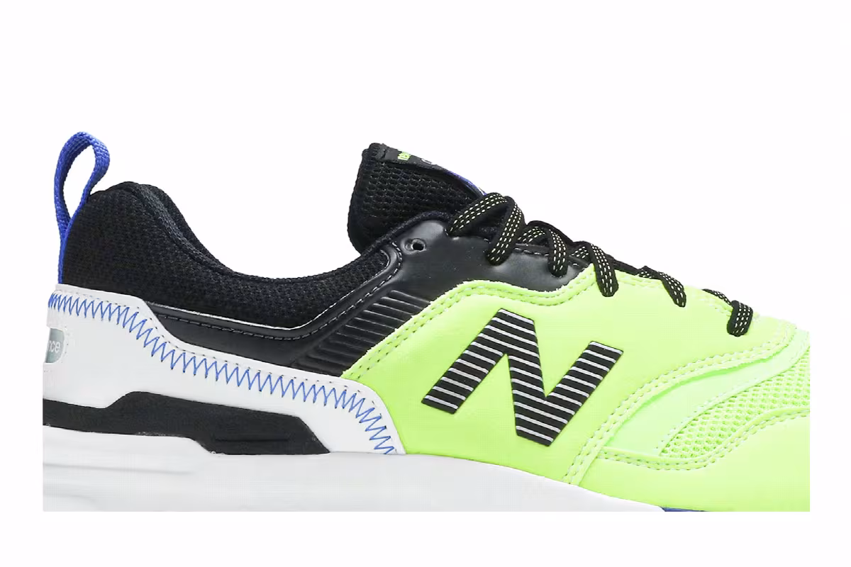 New Balance 997H Energy Lime Blue, view 3