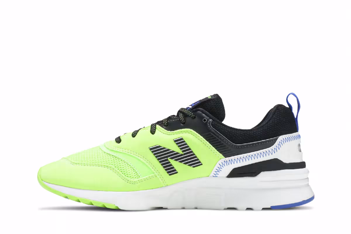New Balance 997H Energy Lime Blue, view 4