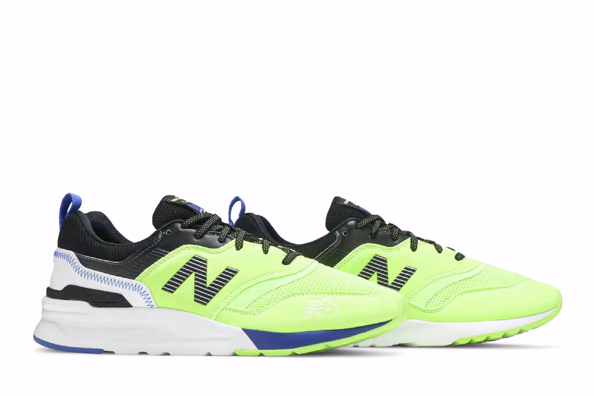 New Balance 997H Energy Lime Blue, view 9