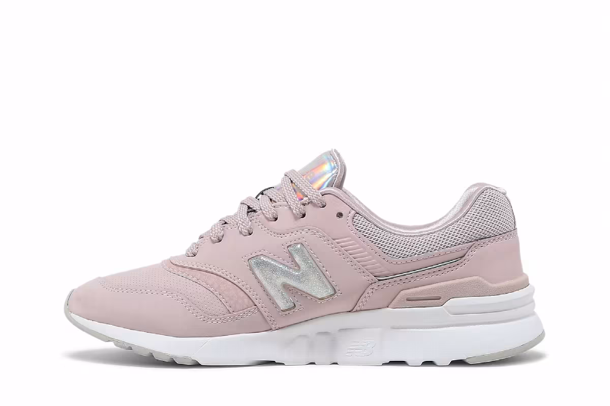New Balance Women's 997H Space Pink Silver, view 4