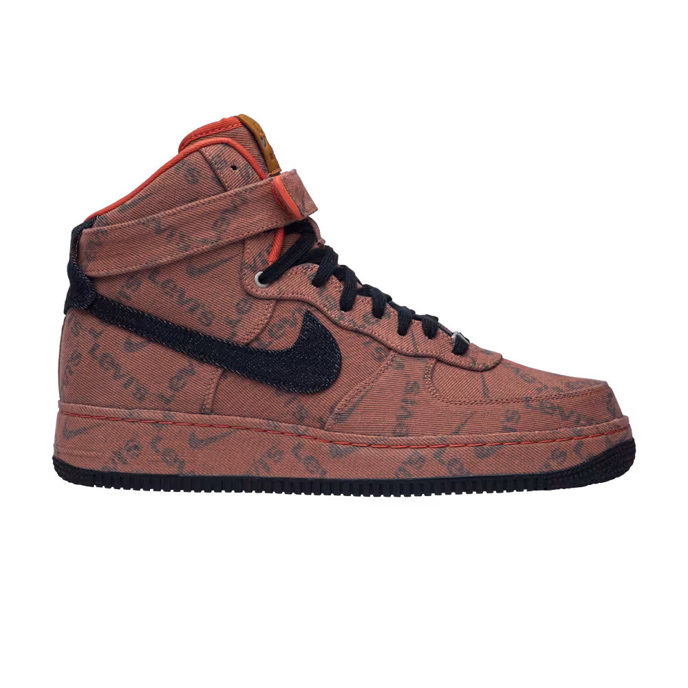 Levi's x Nike By You x Air Force 1 High Exclusive Denim