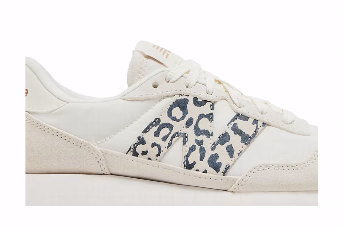 New Balance Women's 237 Sea Salt Leopard, view 3