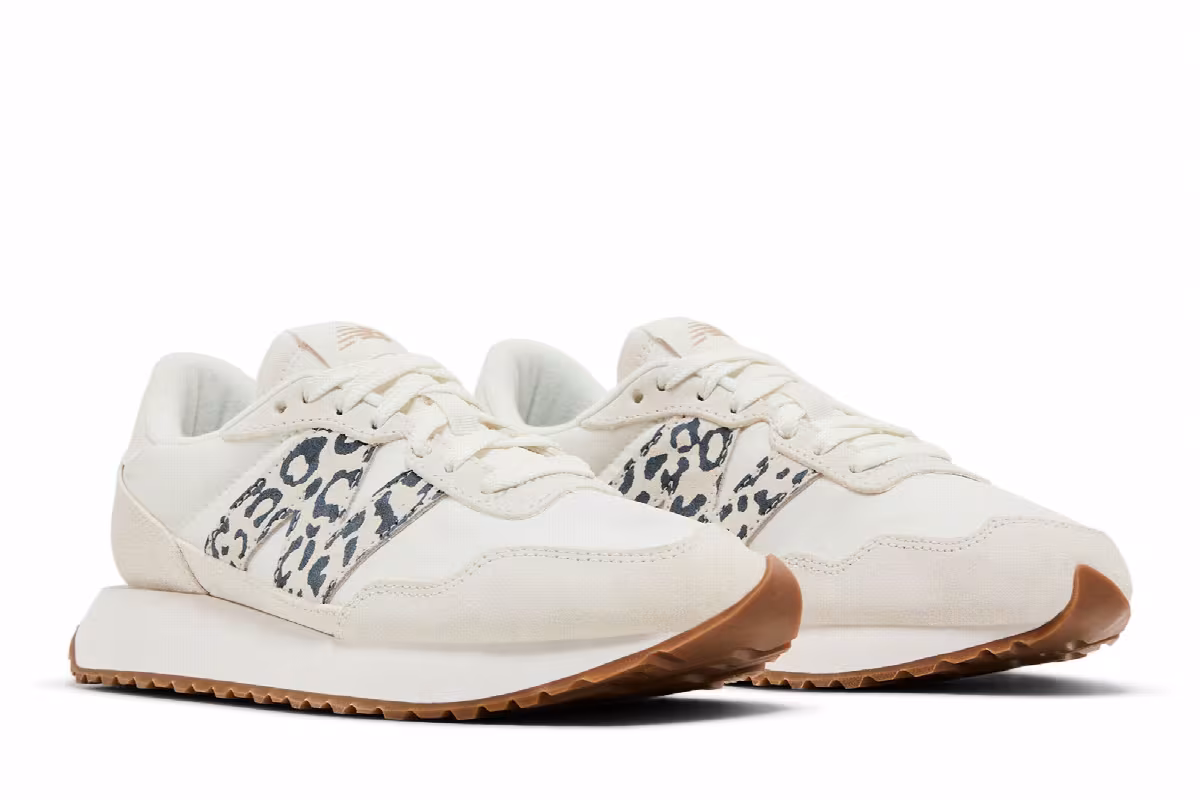 New Balance Women's 237 Sea Salt Leopard, view 9