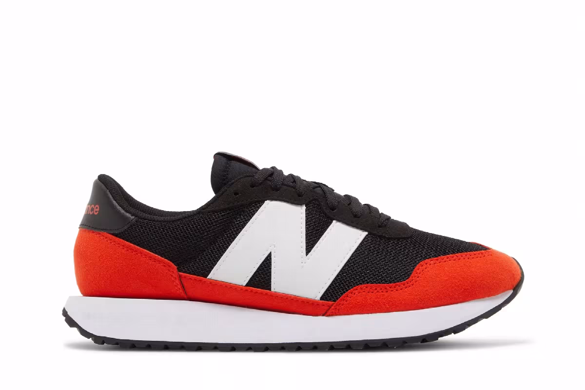 New Balance 237 Black Neo Flame, view 2