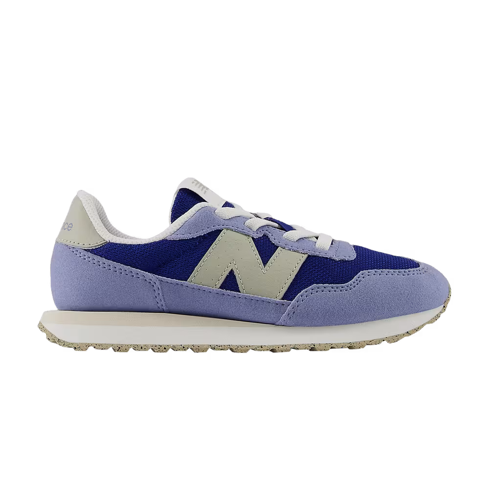 New Balance 237 Bungee Lace Little Kid Wide Inkwel Peridot