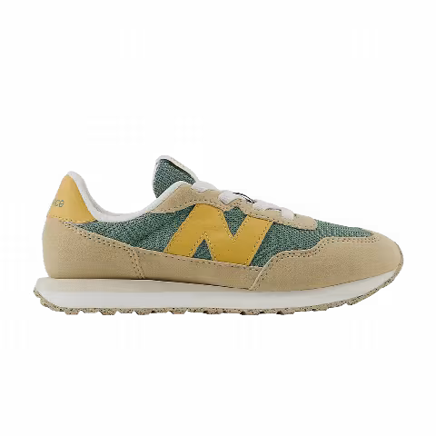 New Balance 237 Bungee Lace Little Kid Wide 'Dark Juniper Dried Apricot'
