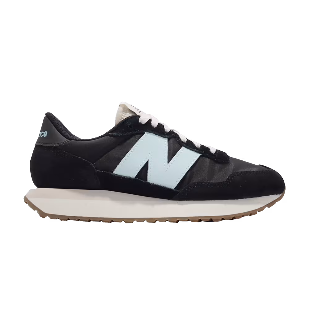 New Balance Women's 237 Black Bleach Blue