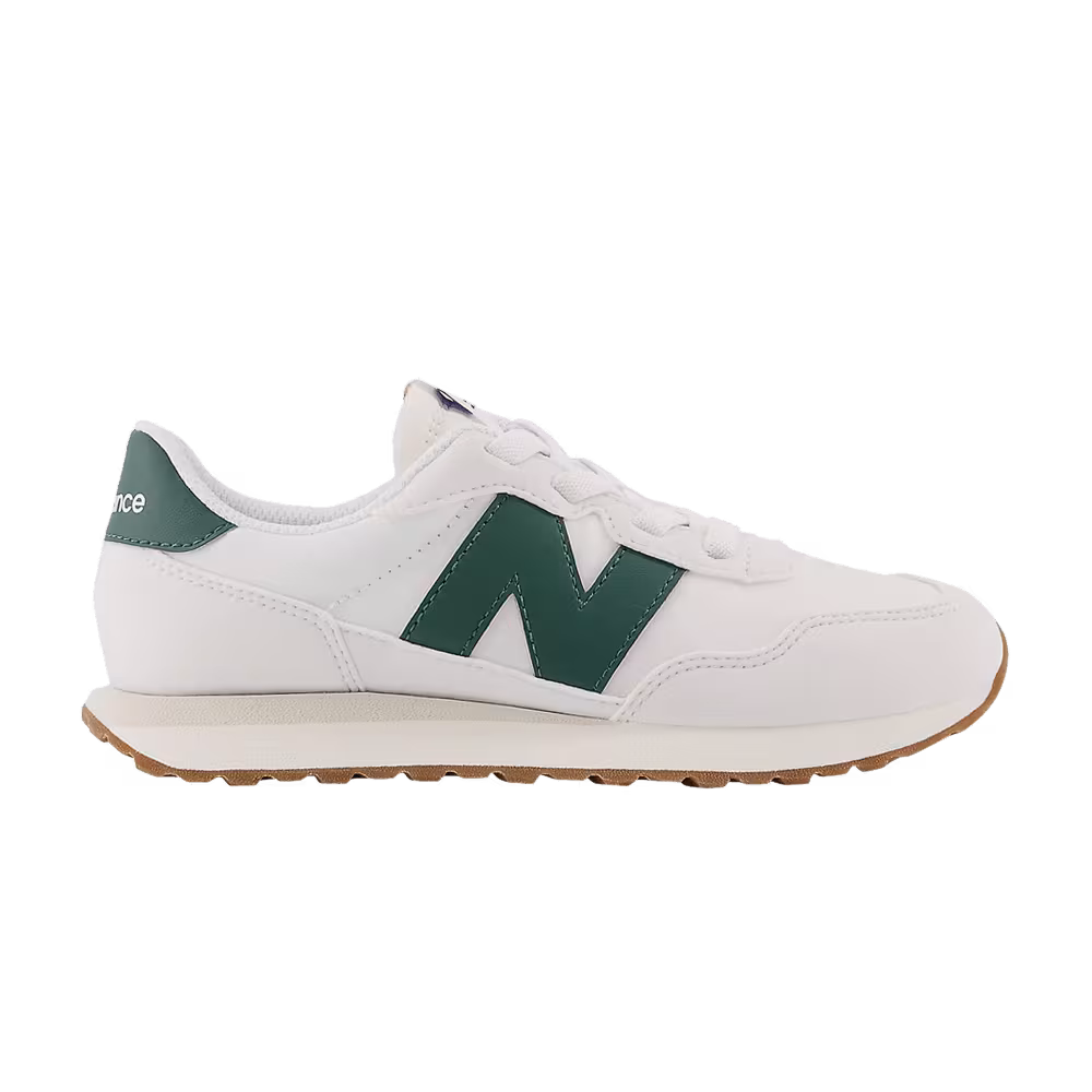 New Balance 237 Bungee Lace Little Kid Nimbus Cloud Nightwatch Green