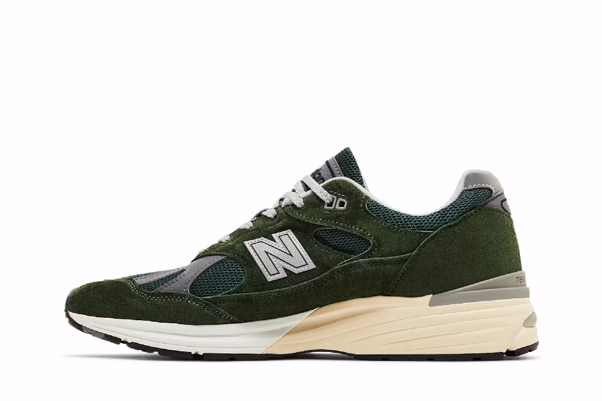 New Balance 991v2 Made in England Kombu, view 4