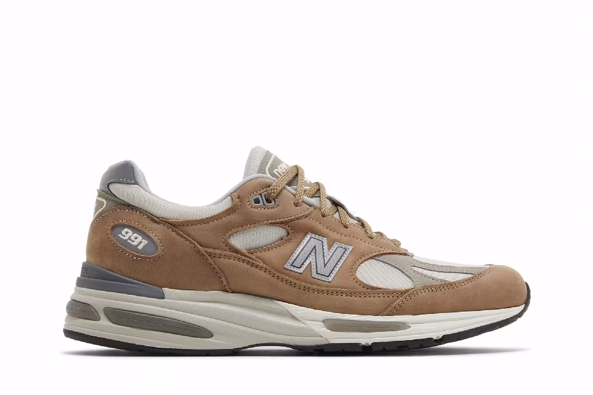 New Balance 991v2 Made in England Coco Mocca, view 2