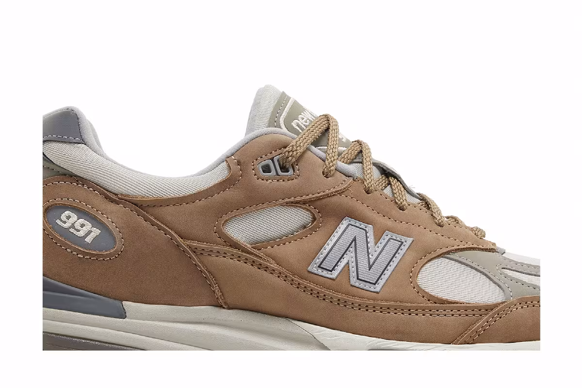 New Balance 991v2 Made in England Coco Mocca, view 3