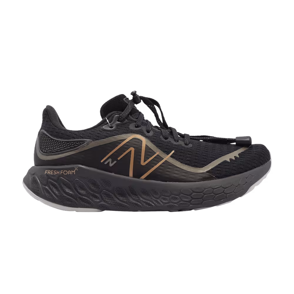 New Balance Women's Fresh Foam X 1080v12 Permafrost Wide Black Copper Metallic