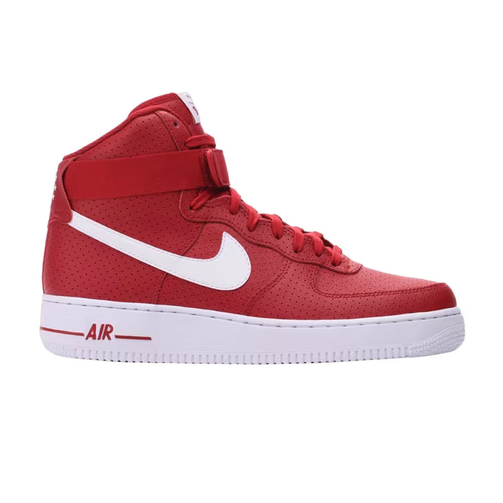 Nike Air Force 1 High Gym Red Perforated