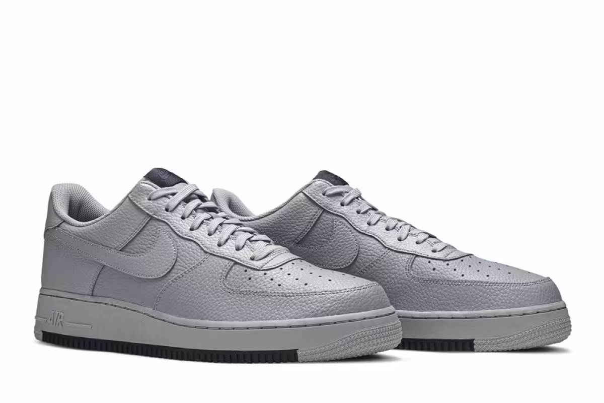 Nike Air Force 1 Low Wolf Grey Obsidian, view 9