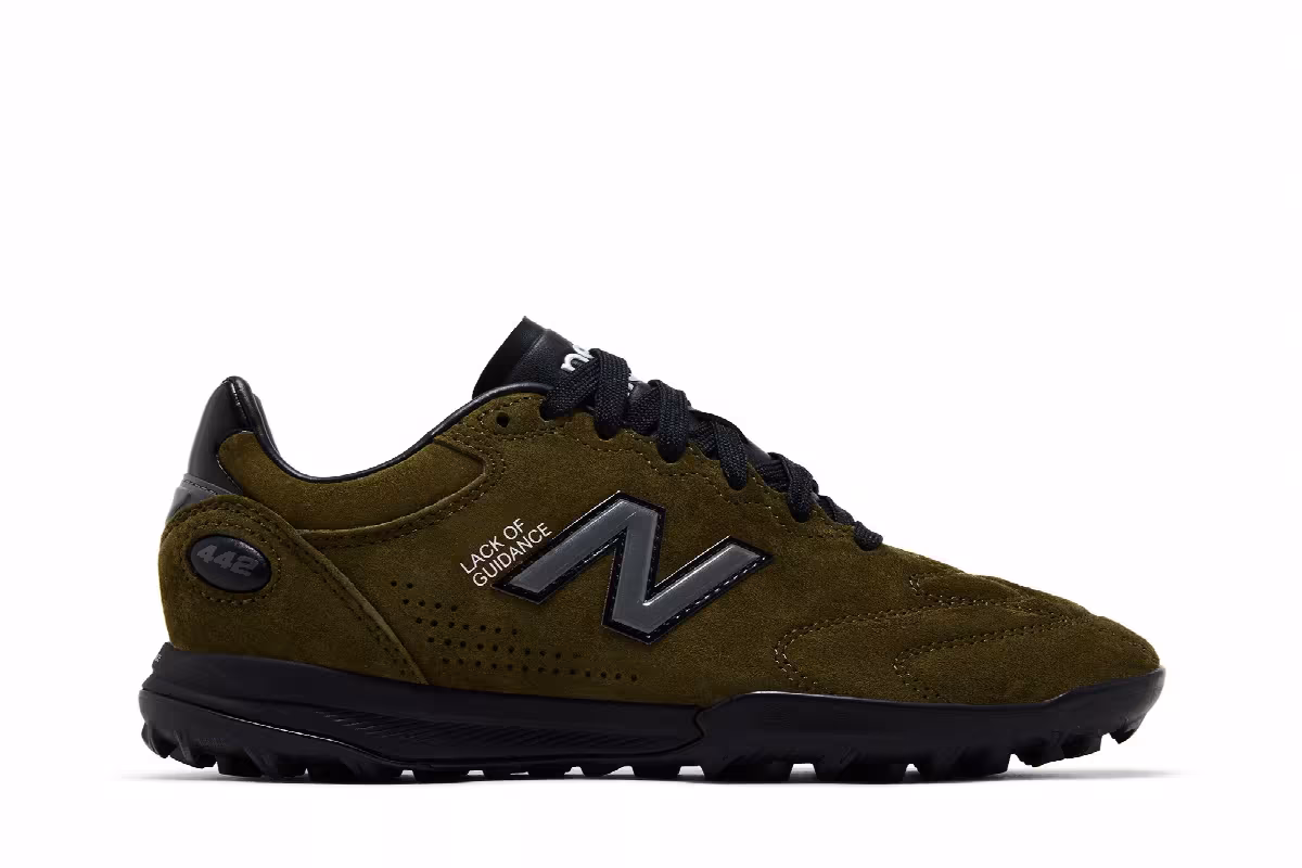 Lack of Guidance x New Balance 442 Elite TF V3 Avocado, view 2