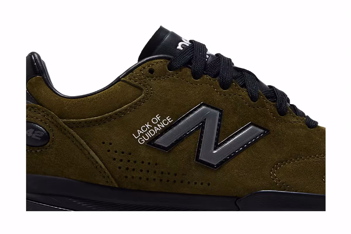 Lack of Guidance x New Balance 442 Elite TF V3 Avocado, view 3