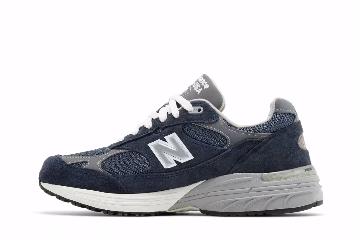 New Balance 993 Navy White, view 4