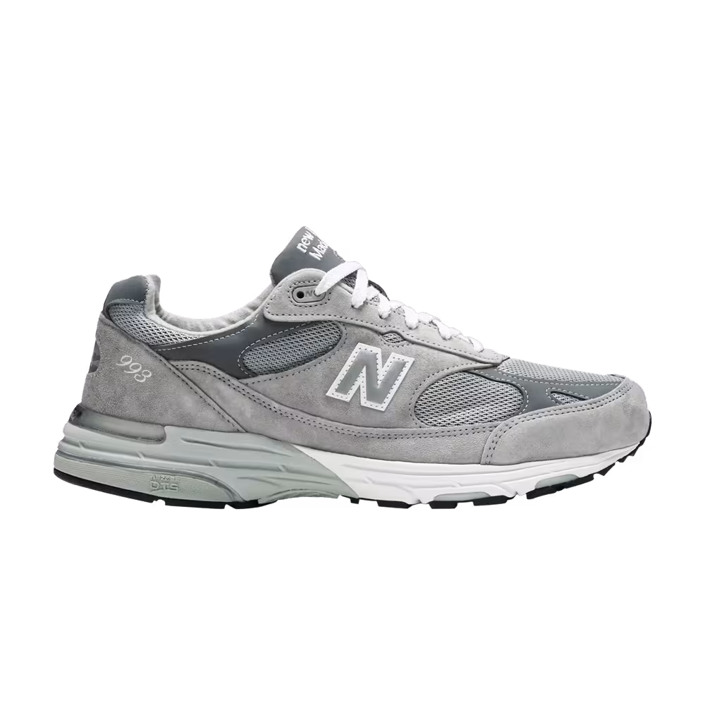 New Balance 993 Made in USA 4E Wide Grey White