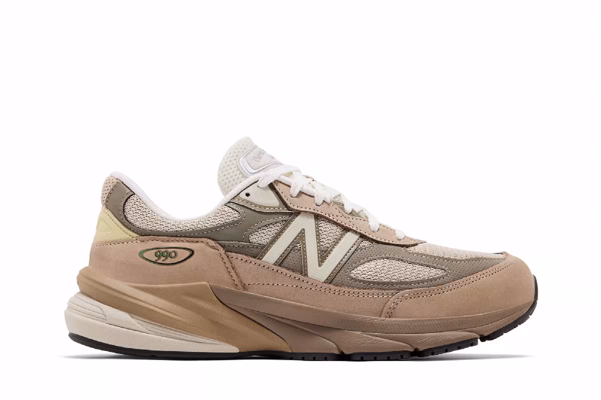 Teddy Santis x New Balance 990v6 Made in USA Driftwood Timberwolf, view 2