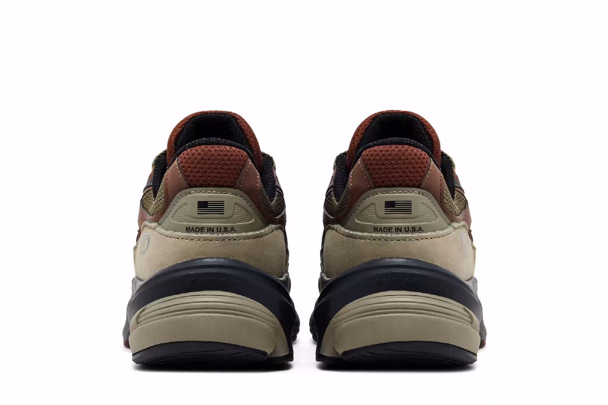 Teddy Santis x New Balance 990v6 Made in USA Dark Camo Rich Oak, view 7