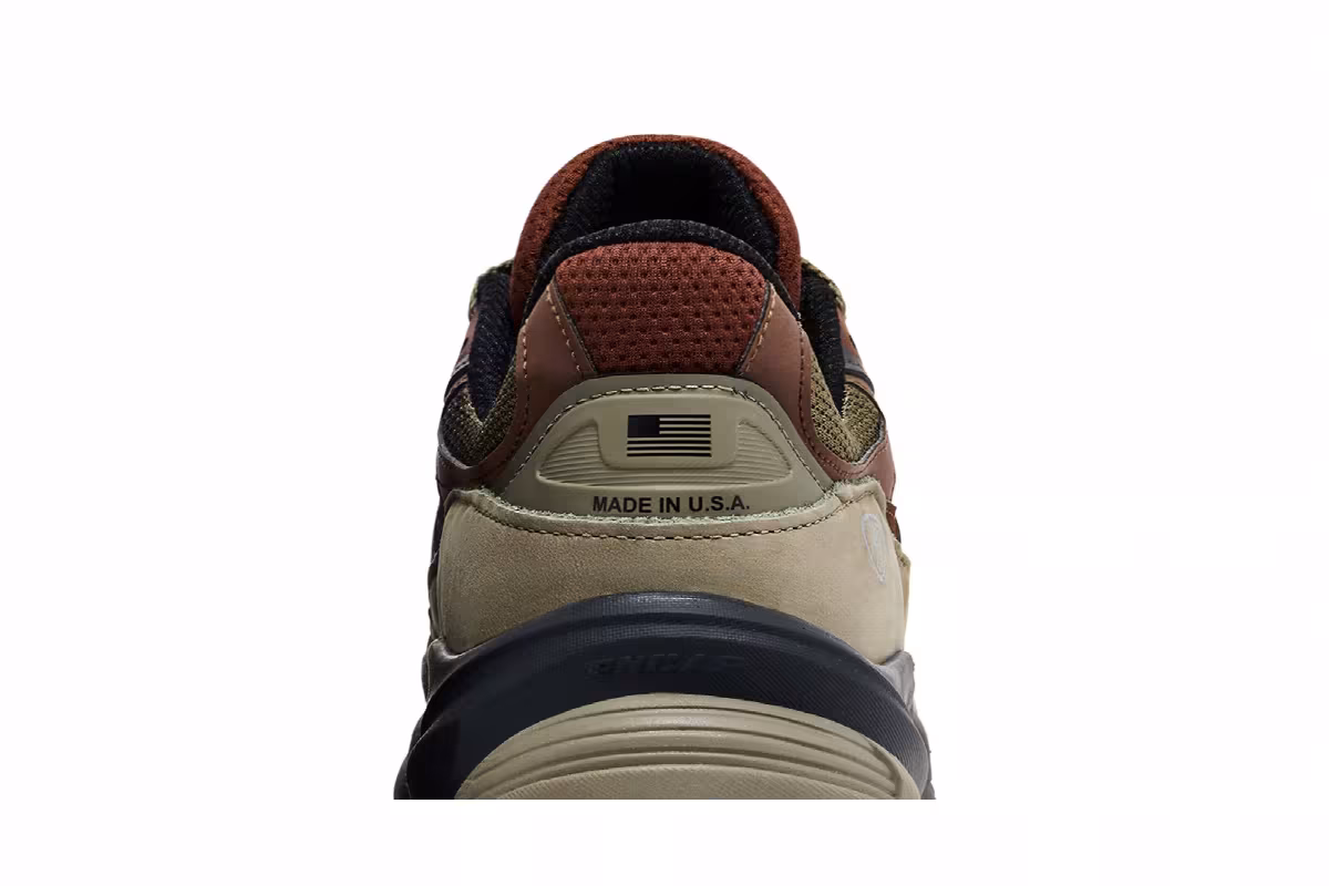 Teddy Santis x New Balance 990v6 Made in USA Dark Camo Rich Oak, view 8