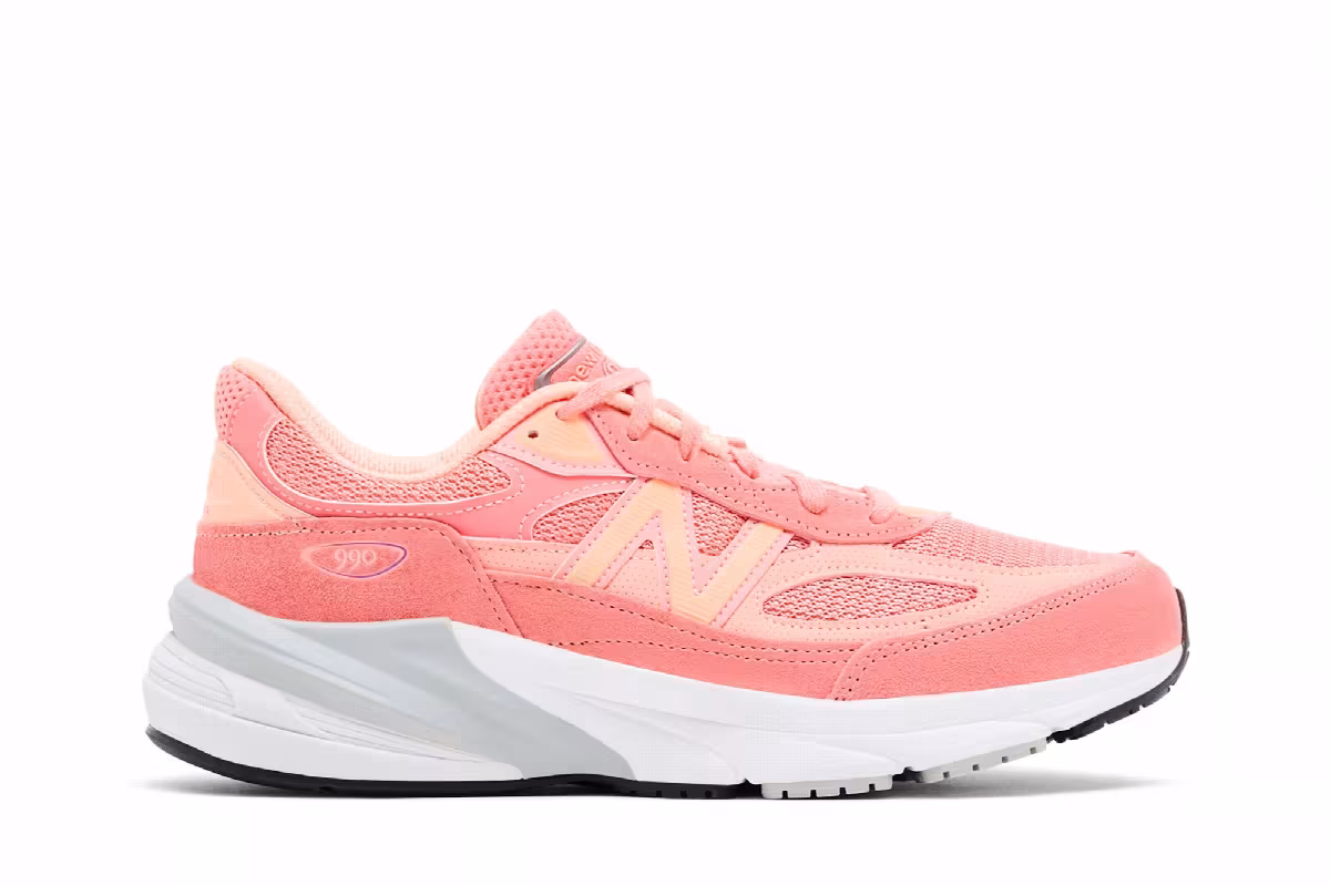 New Balance 990v6 Made in USA Salmon, view 2