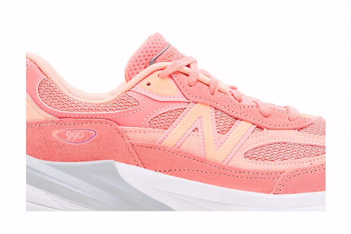 New Balance 990v6 Made in USA Salmon, view 3