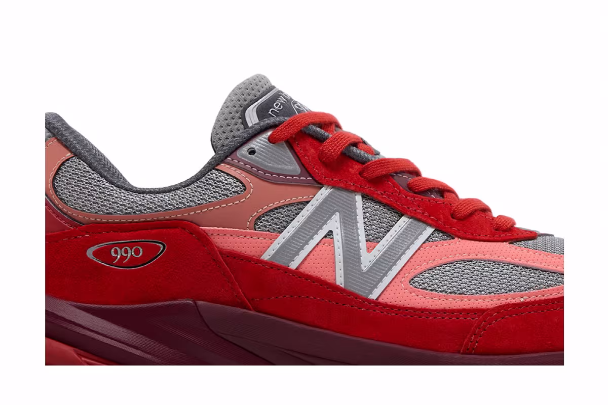 Teddy Santis x New Balance 990v6 Made in USA Community Pack - Red, view 3