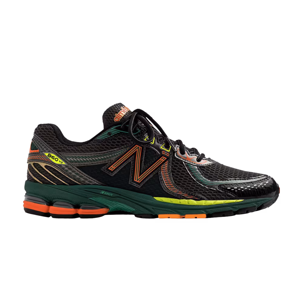 Aimé Leon Dore x New Balance 860v2 Black Green Orange