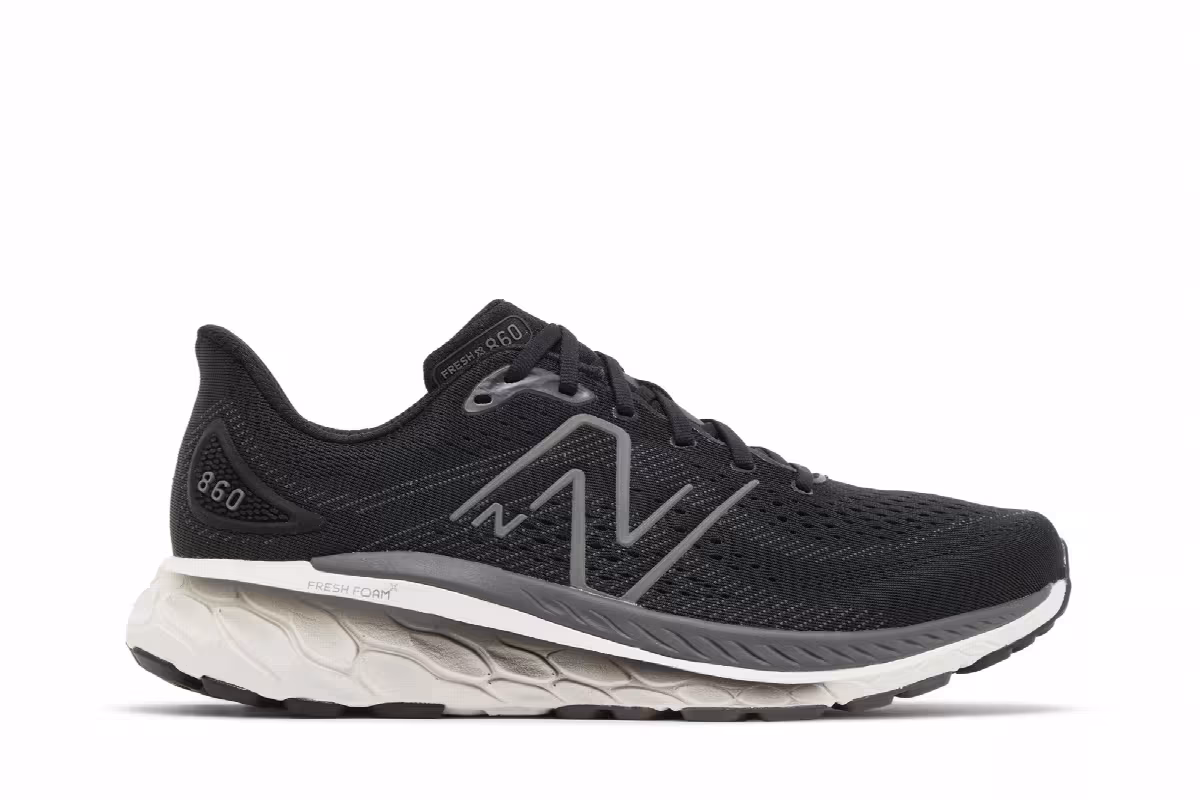New Balance Fresh Foam X 860v13 2E Wide Black Magnet, view 2