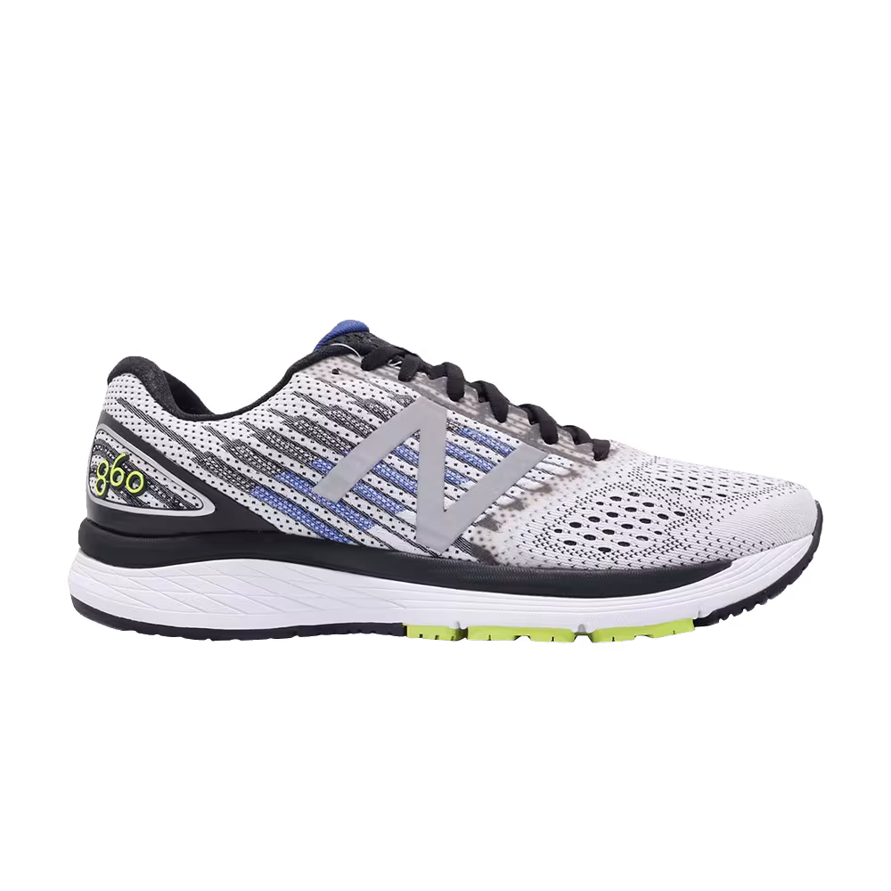 New Balance 860 4E Wide White Silver
