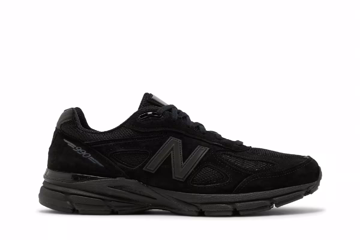New Balance 990v4 Made In USA Black, view 2
