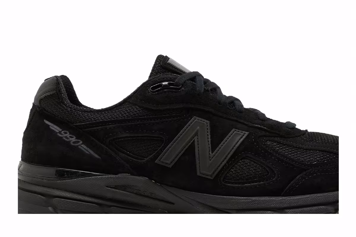 New Balance 990v4 Made In USA Black, view 3